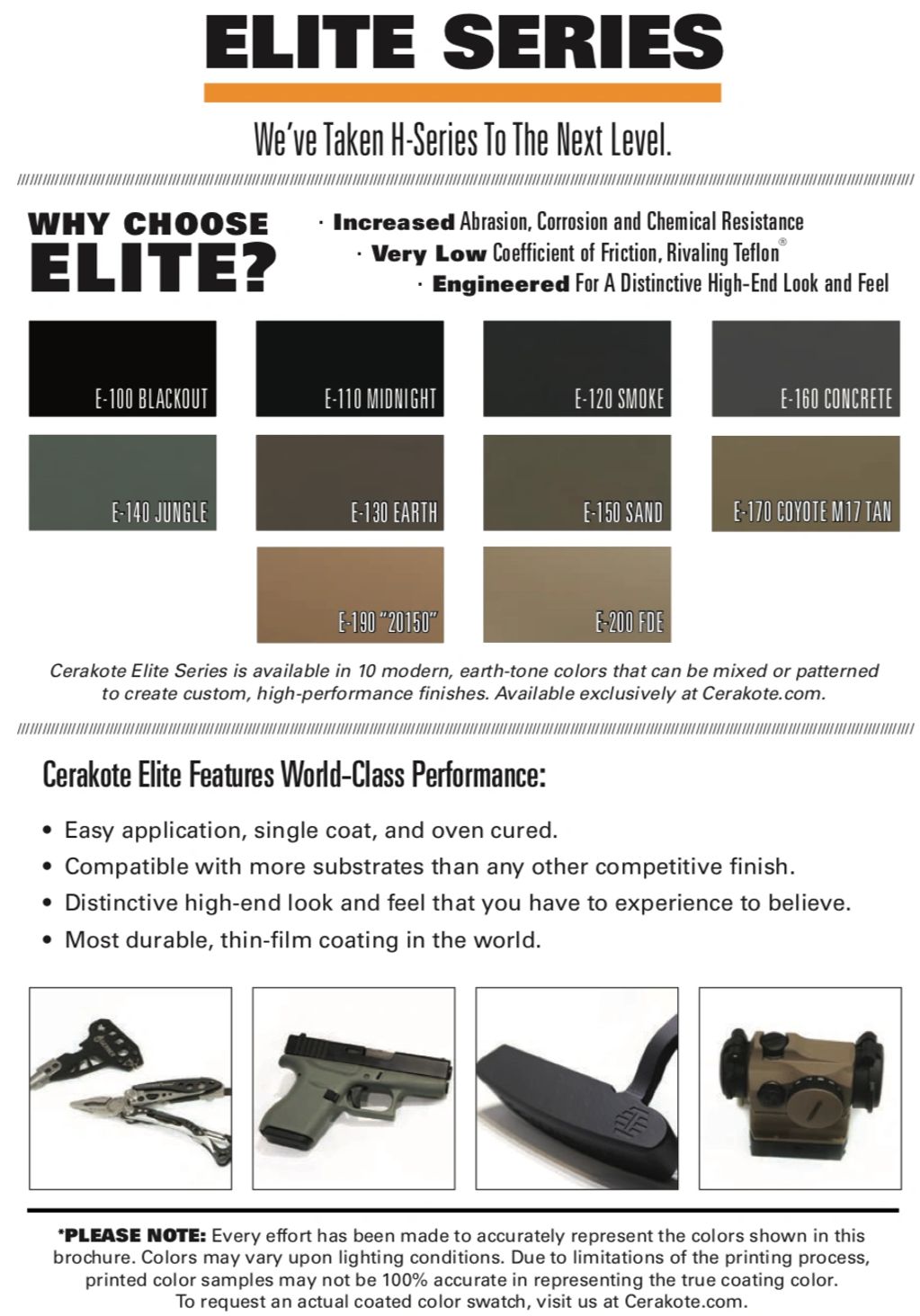 Cerakote Color Guide